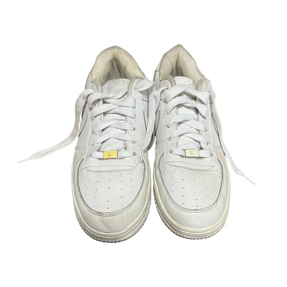 Nike | Shoes | Nike Air Force 82 Triple White Leather Air  display picture 2